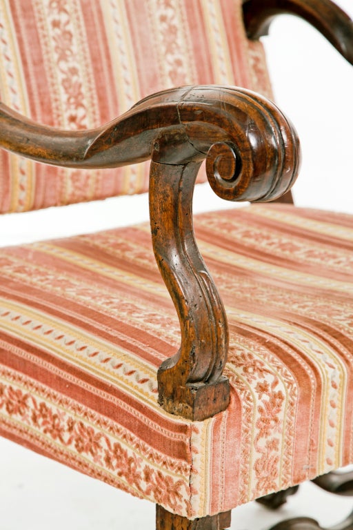Early 18th Century Large Spanish or French Armchair, circa 1710
