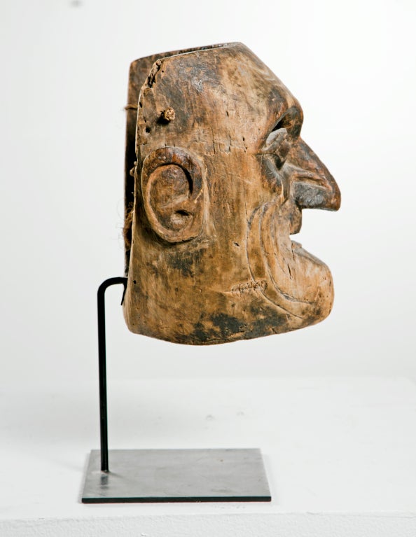 Antique Mexican Mask from Guerrero In Good Condition In San Francisco, CA
