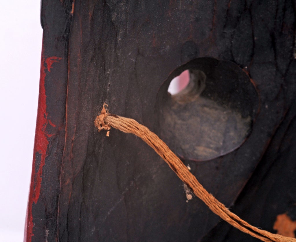 Wood Tengu Noh Mask