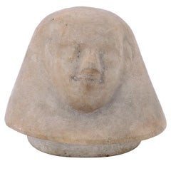  Egyptian Alabaster Head