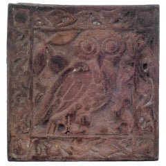 Owl Terra Cotta Tile