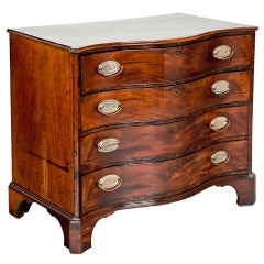 Antique Federal Serpentine Chest of Drawers