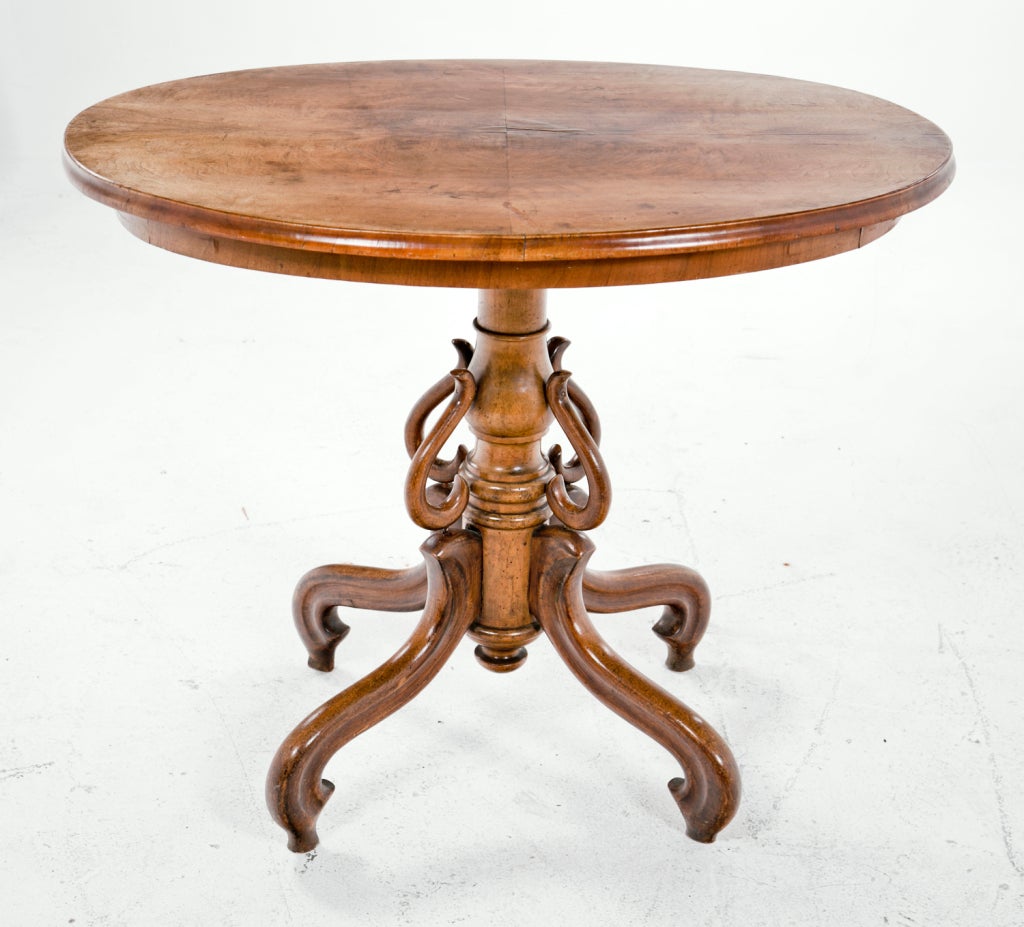 19th Century Early Thonet Center Table late 19th century