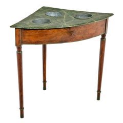 19th Century French Faux Marble Wine Table