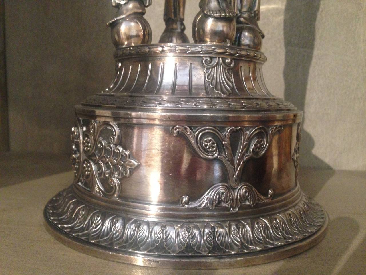 Early 20th Century French Silver Stylized Compote 1