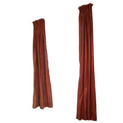 Silk Curtain Panels - Set of 4