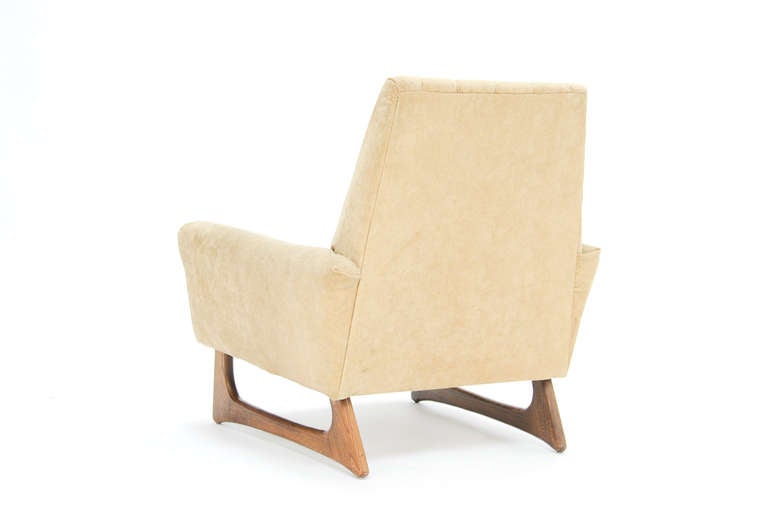 Walnut A Wonderful Pair of Club Chairs by Adrain Pearsall for Craft Assoc