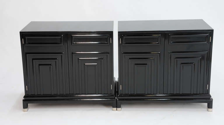 A Set of 4 Renzo Rutili Cabinets for Johnston Furniture Company 3