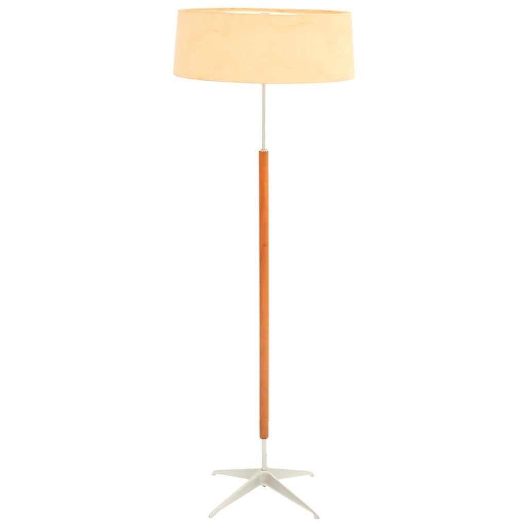 Simple and Elegant Gerald Thurston Floor Lamp for Lightolier For Sale