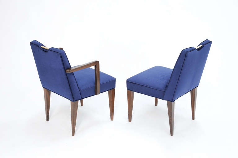 Mid-Century Modern A set of Eight Dining Chairs in the manner of Edward Wormely for Dunbar