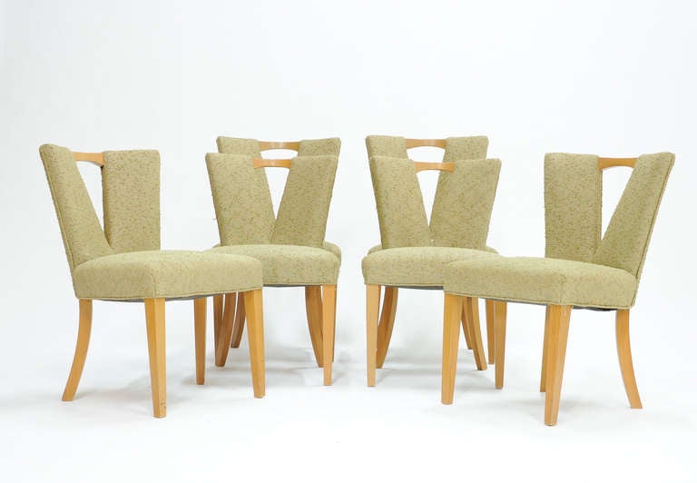 Mid-Century Modern A set of Six Paul Laszlo Dining Chair for Brown and Saltman