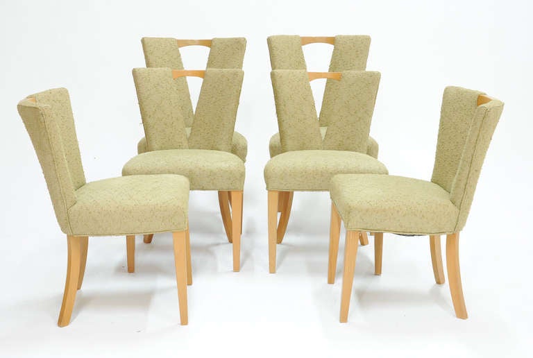 American A set of Six Paul Laszlo Dining Chair for Brown and Saltman