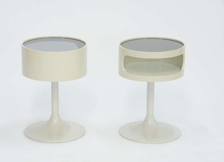 Late 20th Century Pair of Space Age Pop Art Night Stands by Opal of Germany