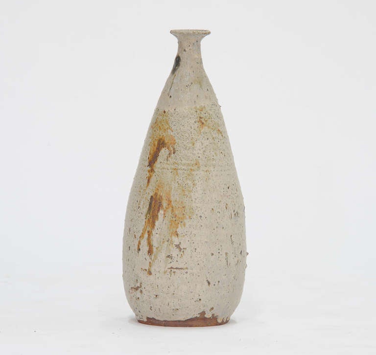 A Wonderful California Extra Large Ceramic Vase in Lava Glaze