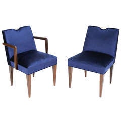 A set of Eight Dining Chairs in the manner of Edward Wormely for Dunbar