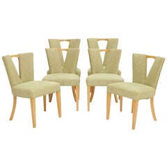 A set of Six Paul Laszlo Dining Chair for Brown and Saltman
