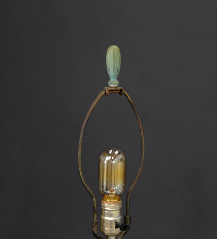 Figural Chinoiserie Lamps with Maria Kipp Shades 3