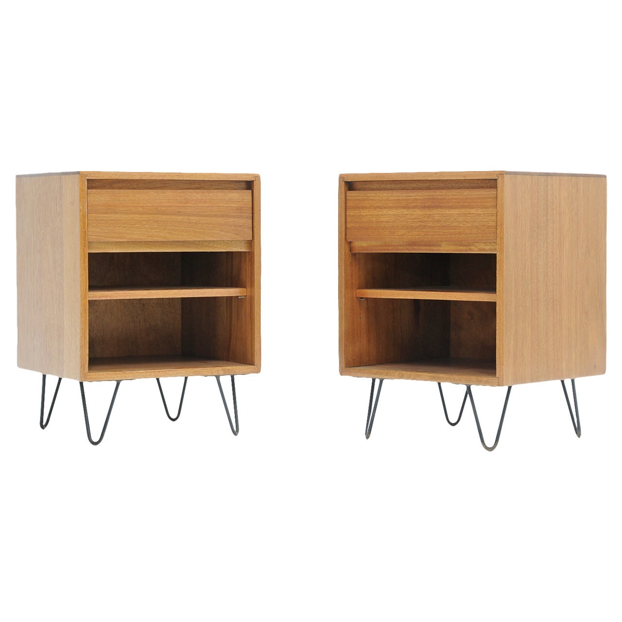 Pair of Luther Conover of Sausalito California Modernist Nightstands