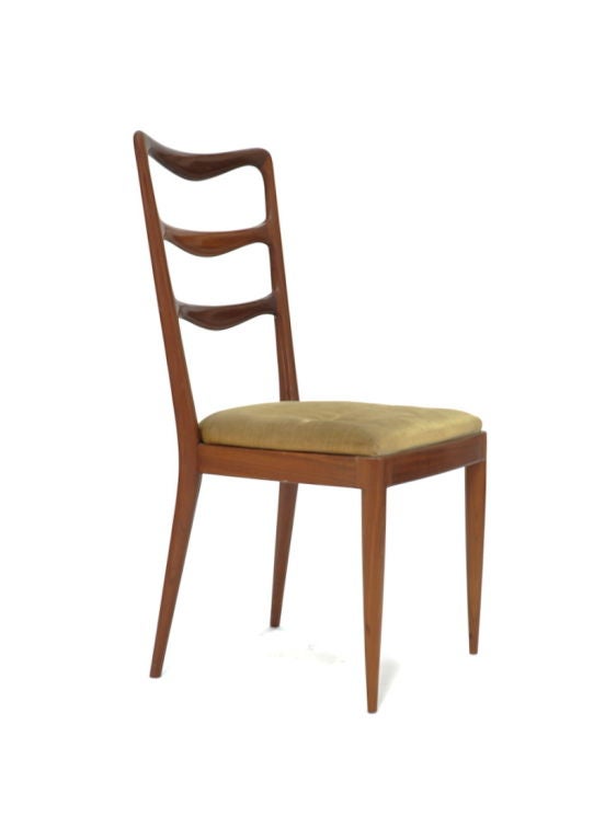 Set of Four Dining Chairs in the Style of Paolo Buffa