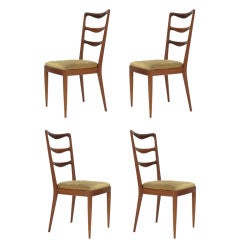 Set of Four Dining Chairs in the Style of Paolo Buffa