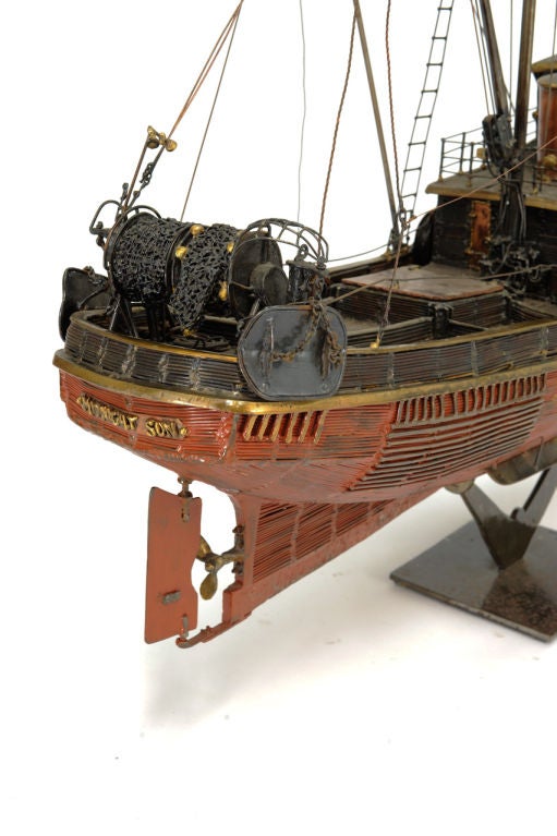 20th Century Extra Large Scale Model of The Midnight Sun By Dick Crane