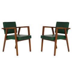 A Pair of Franco Albini Arm Chairs for Knoll