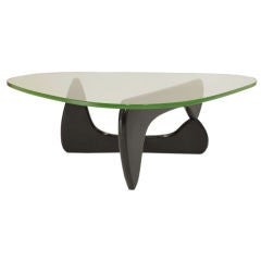 Early Green Glass Coffee Table by Isamu Noguchi