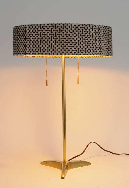 American A Pair of Handsome Stiffel Table Lamps with Original Shades