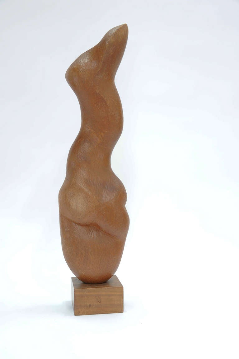 Mid-20th Century 1962 Abstract Female Sculpture by Eve Nyvall For Sale