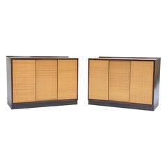 Pair of Early and Rare Edward Wormley for Dunbar Chest of Drawers