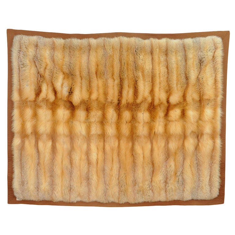 Rare and Exquisite Hermes Orylag Fur Blanket