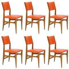 Gio Ponti Dining Chairs for Singer 
Sons