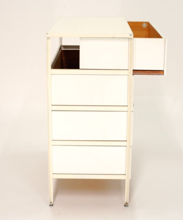 Mid-20th Century Rare George Nelson 4 Drawer HighBoy Dressers for Herman Miller