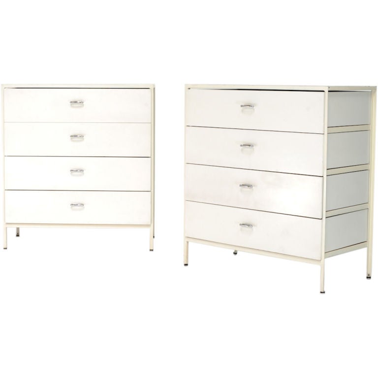 Rare George Nelson 4 Drawer HighBoy Dressers for Herman Miller