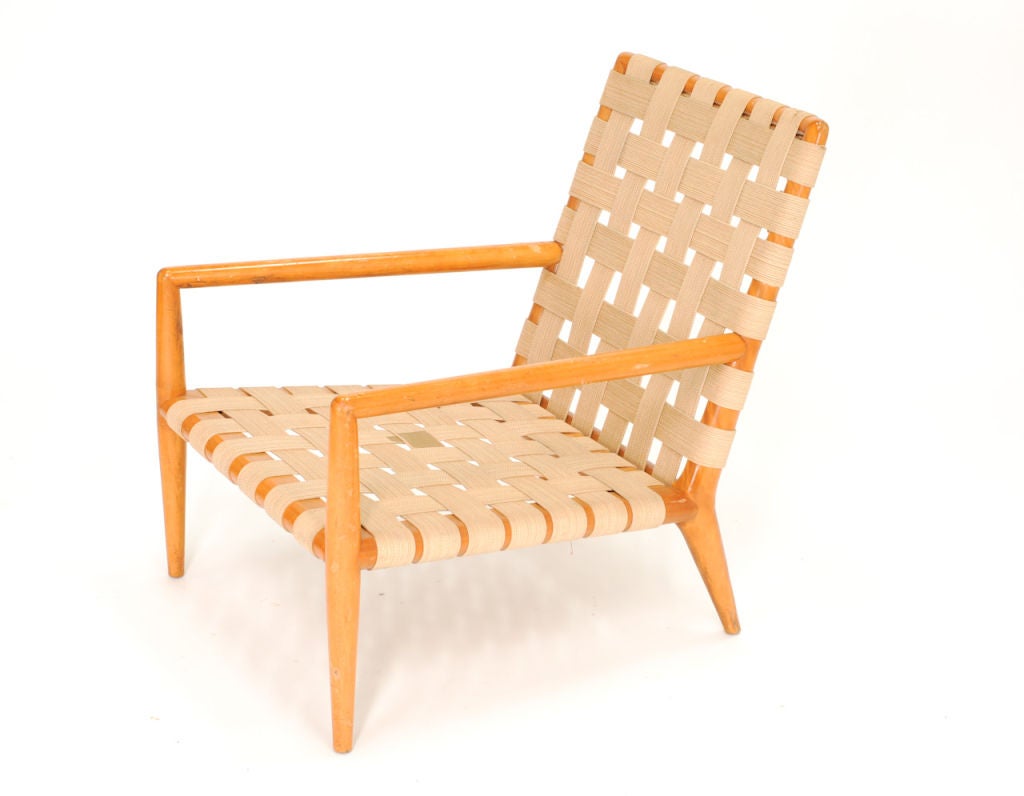 A T.H. Robsjohn-Gibbings Strap Lounge Chair for Widdicomb 3
