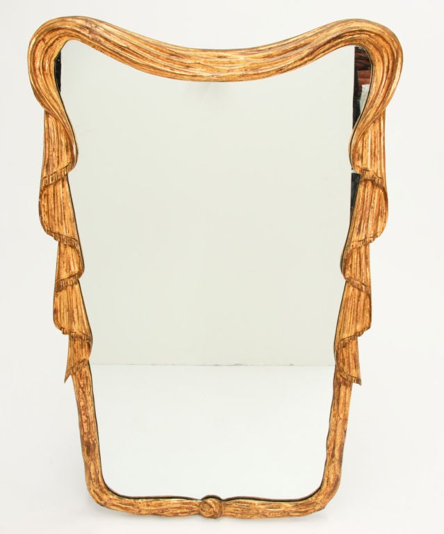 Gold Gilded Mirror After Dorothy Draper