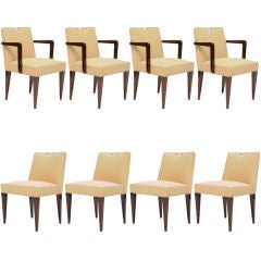 A Set of 8 Edward Wormley Dining Chairs for Dunbar