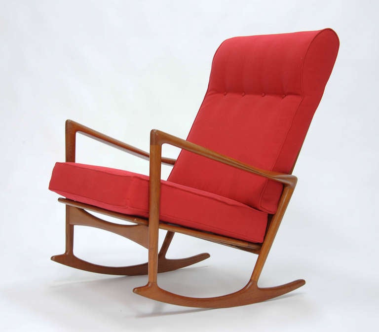 Mid-Century Modern Ib Koford-Larsen Rocking Chair