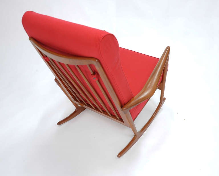 Danish Ib Koford-Larsen Rocking Chair