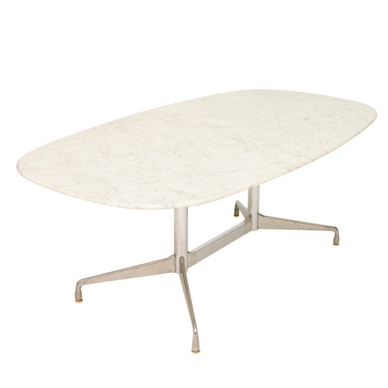 Robert Probst's Marble Dining Table by Charles and Ray Eames