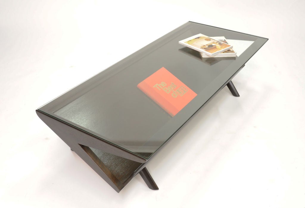 Mid-20th Century John Keal Coffee Table for Brown and Saltman