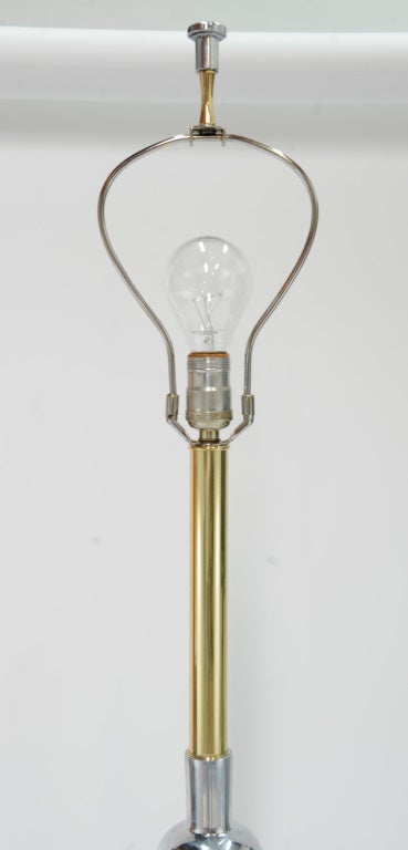 Mid-20th Century Pair of Hand Polished Stiffel Lamps