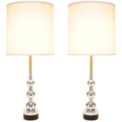 Pair of Hand Polished Stiffel Lamps