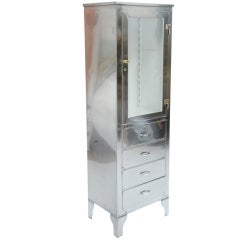 A handsome Medical Cabinet with Curved Legs