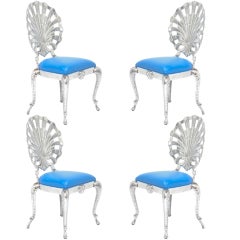 A set of Four Grotto chairs