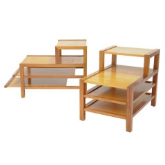 A Pair of Van Keppel and Green Magazine Step Tables