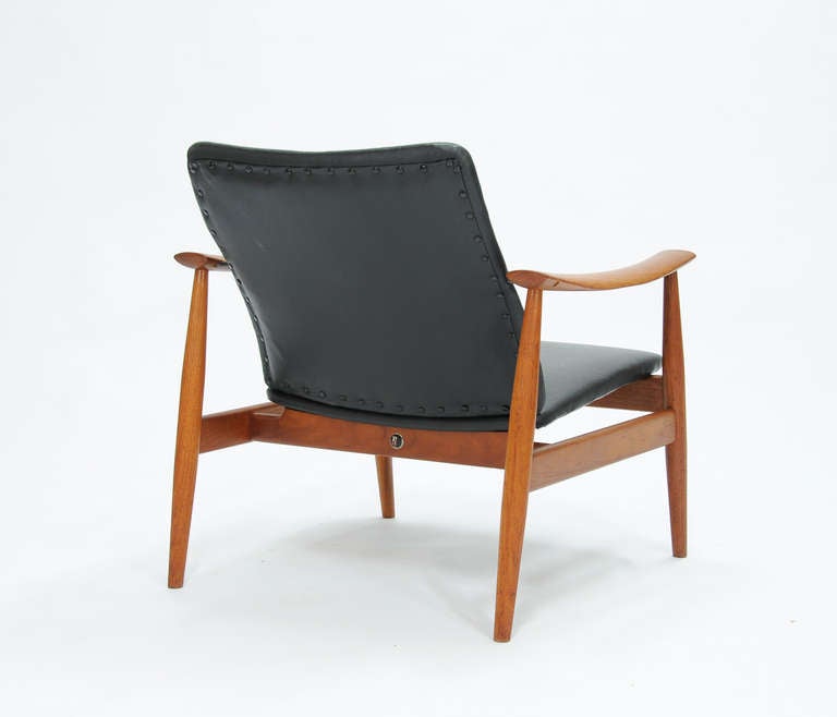 Pair of Finn Juhl Club Chairs In Good Condition In Portland, OR