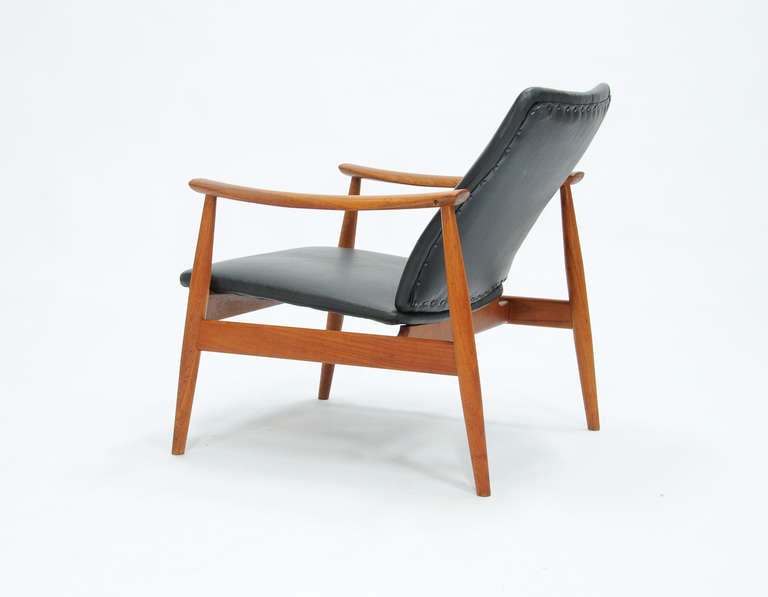 Mid-20th Century Pair of Finn Juhl Club Chairs