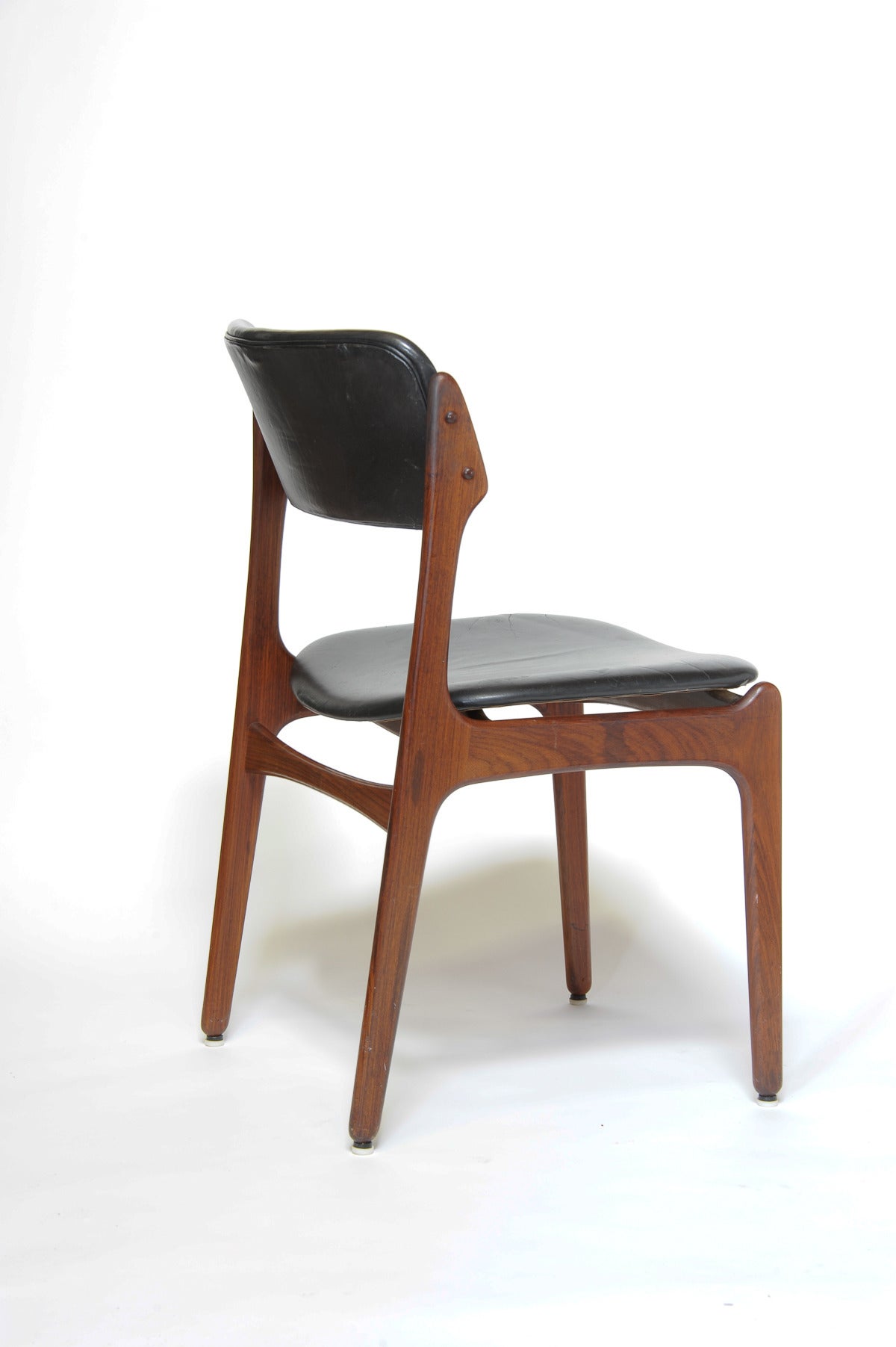 Danish Set of Six Rosewood Eric Buch Dining Chairs Model 49 for Illums Bolighus