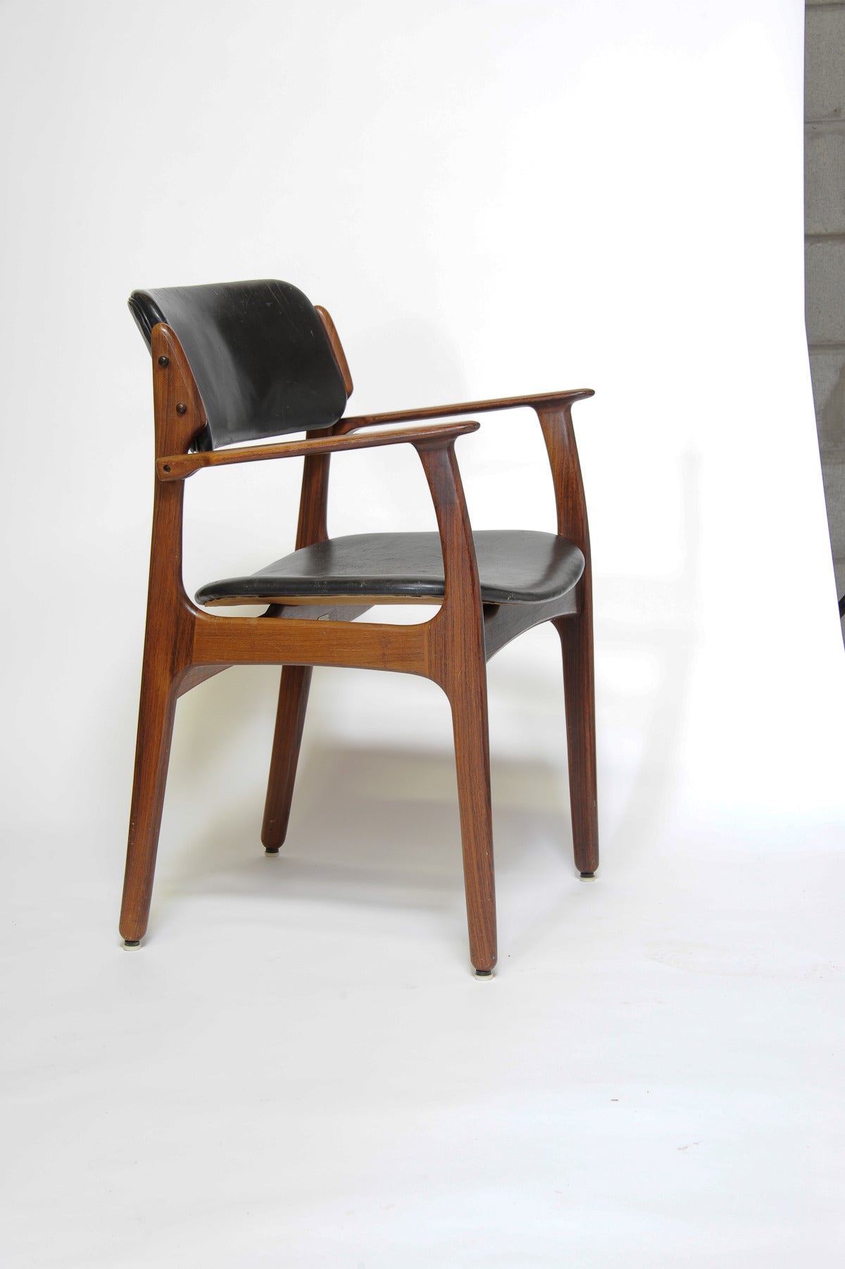Set of Six Rosewood Eric Buch Dining Chairs Model 49 for Illums Bolighus 2